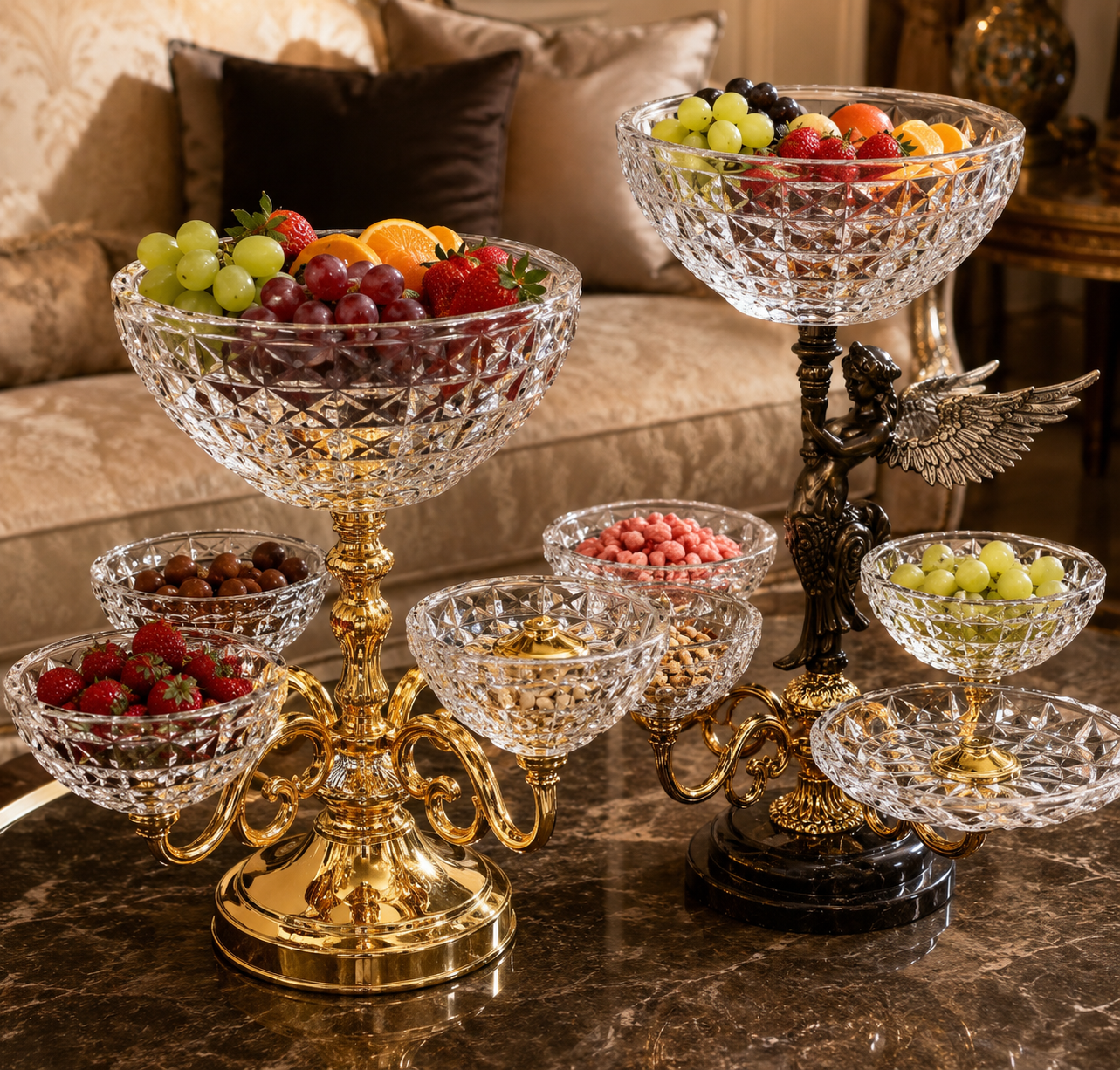 میوه خوری کریستال( سنتر‌پیس )